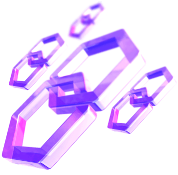 3D Blockchain Chain Links Mobile